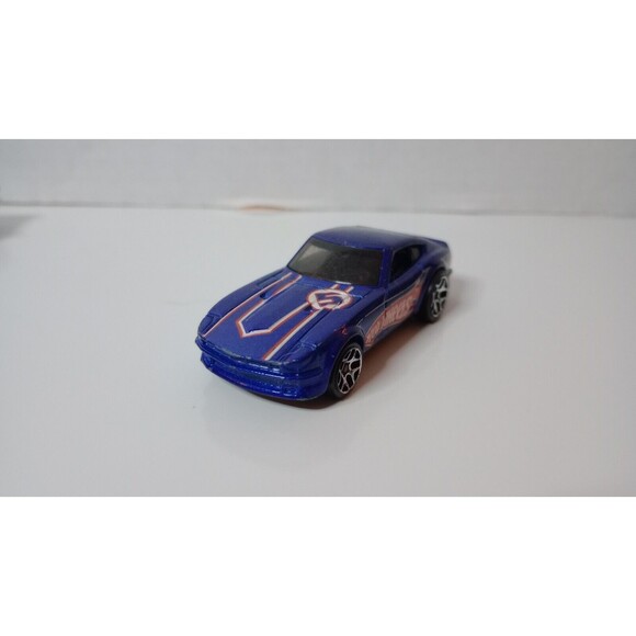 HOT WHEELS 1:64 HTF 2007 #80 DATSUN 240Z BLUE #5 5 SP MALAYSIA EXCELLENT CONDITI - Picture 1 of 6